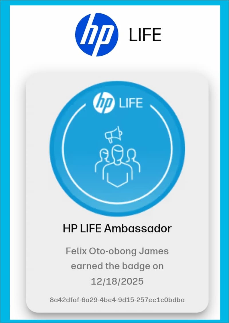 HP LIFE Certificate
